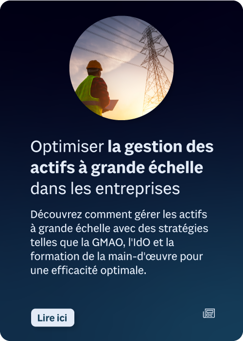 Optimiser la gestion des actifs à grande échelle dans les entreprises